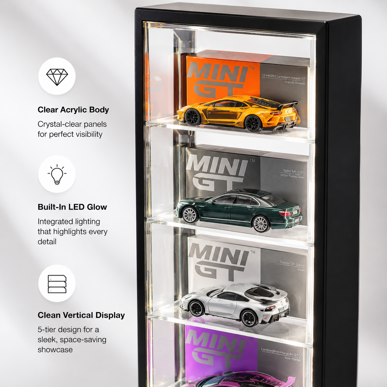 MINI GT 5 Compartment With Led
