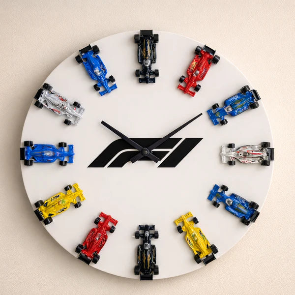 F1 Diecast Clock