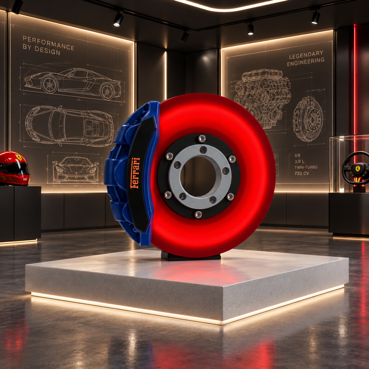 Brake Caliper Lamp
