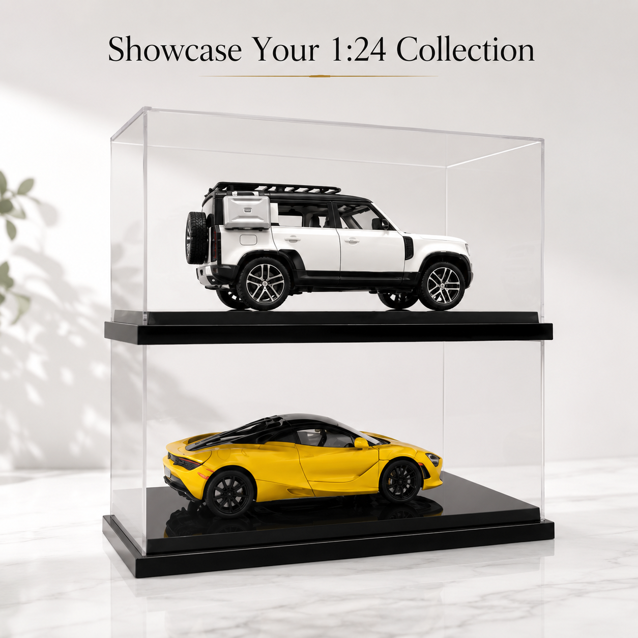 1:24 Double stackable Display
