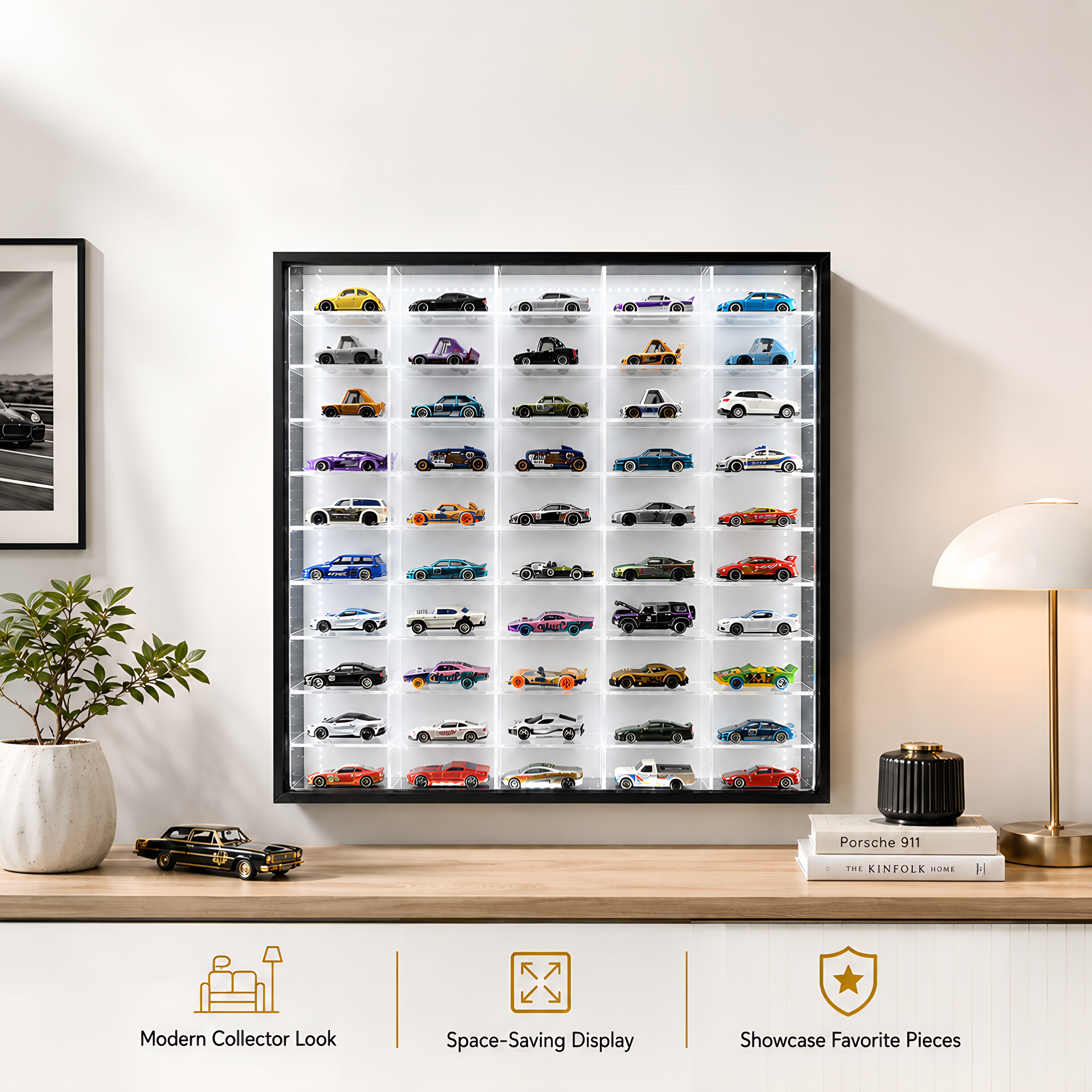 50 Compartments Display - LED