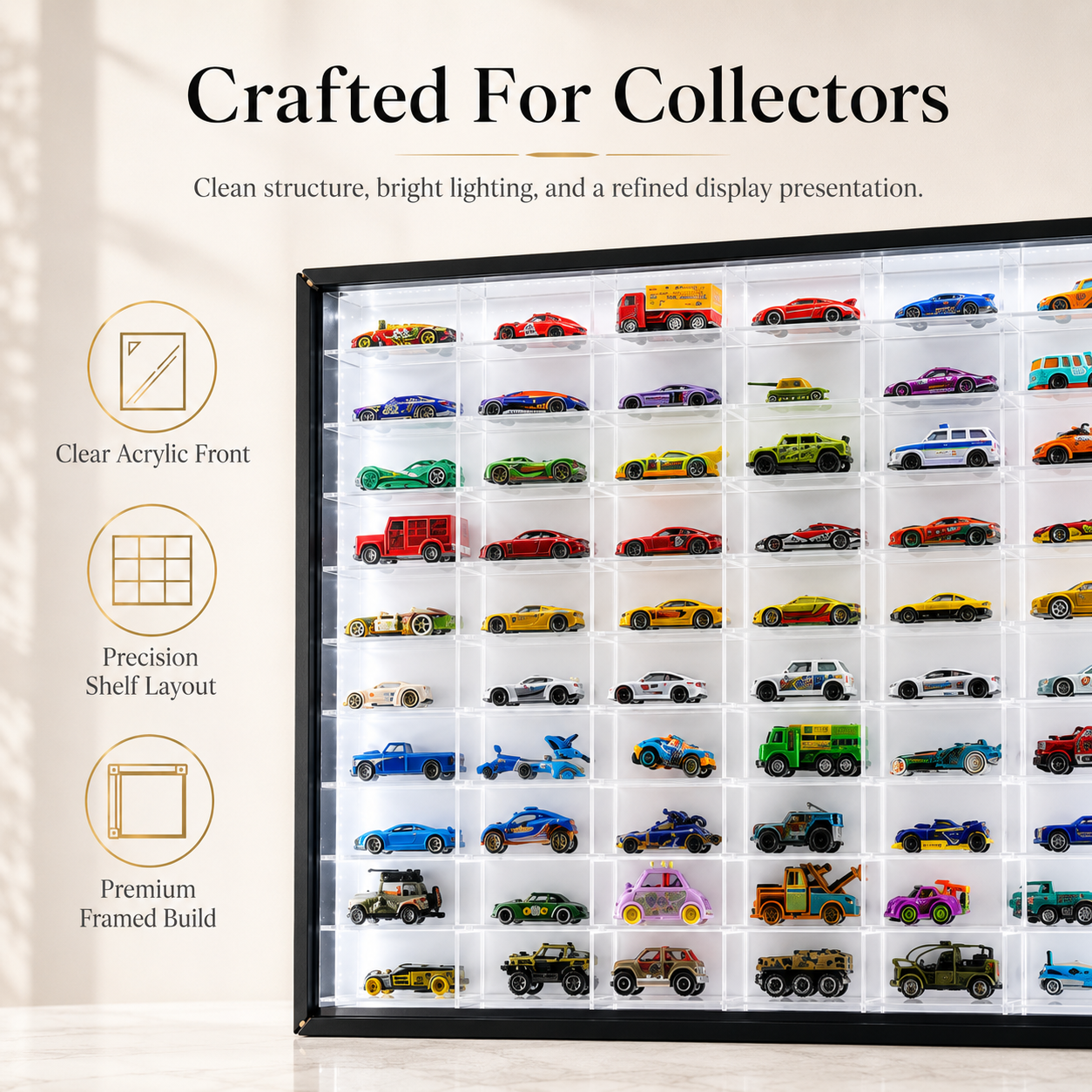 78 Compartments Display - LED