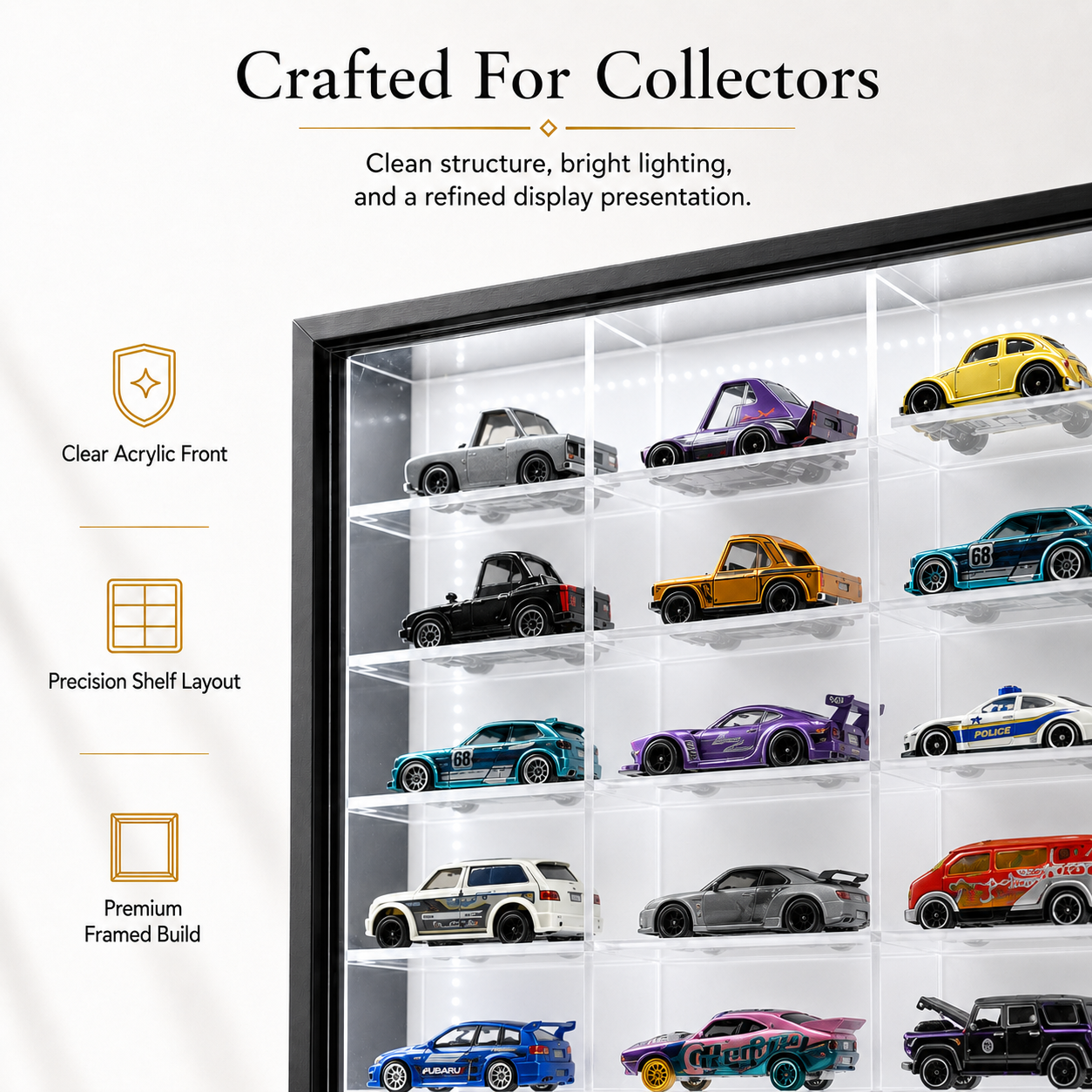 50 Compartments Display - LED