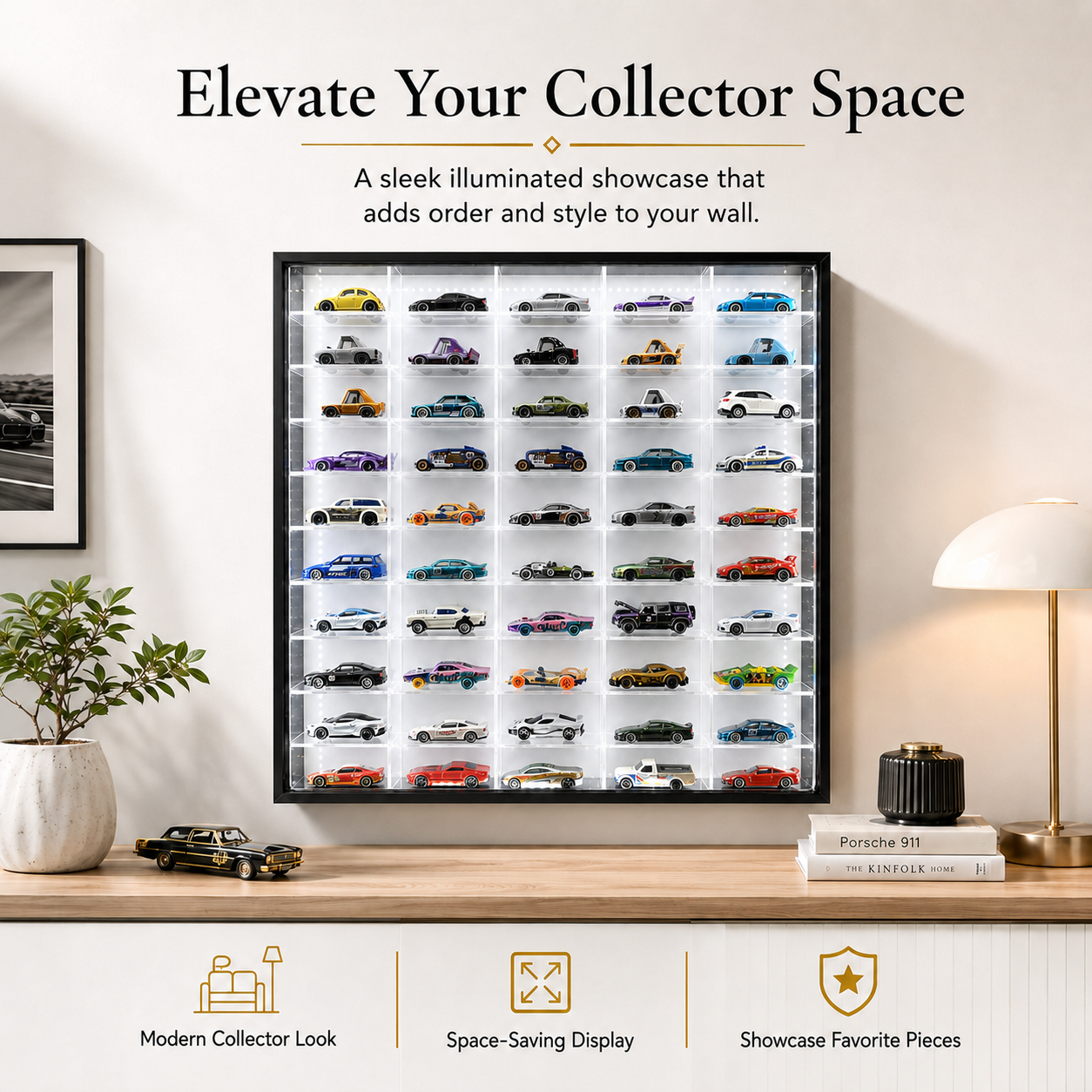 50 Compartments Display - LED