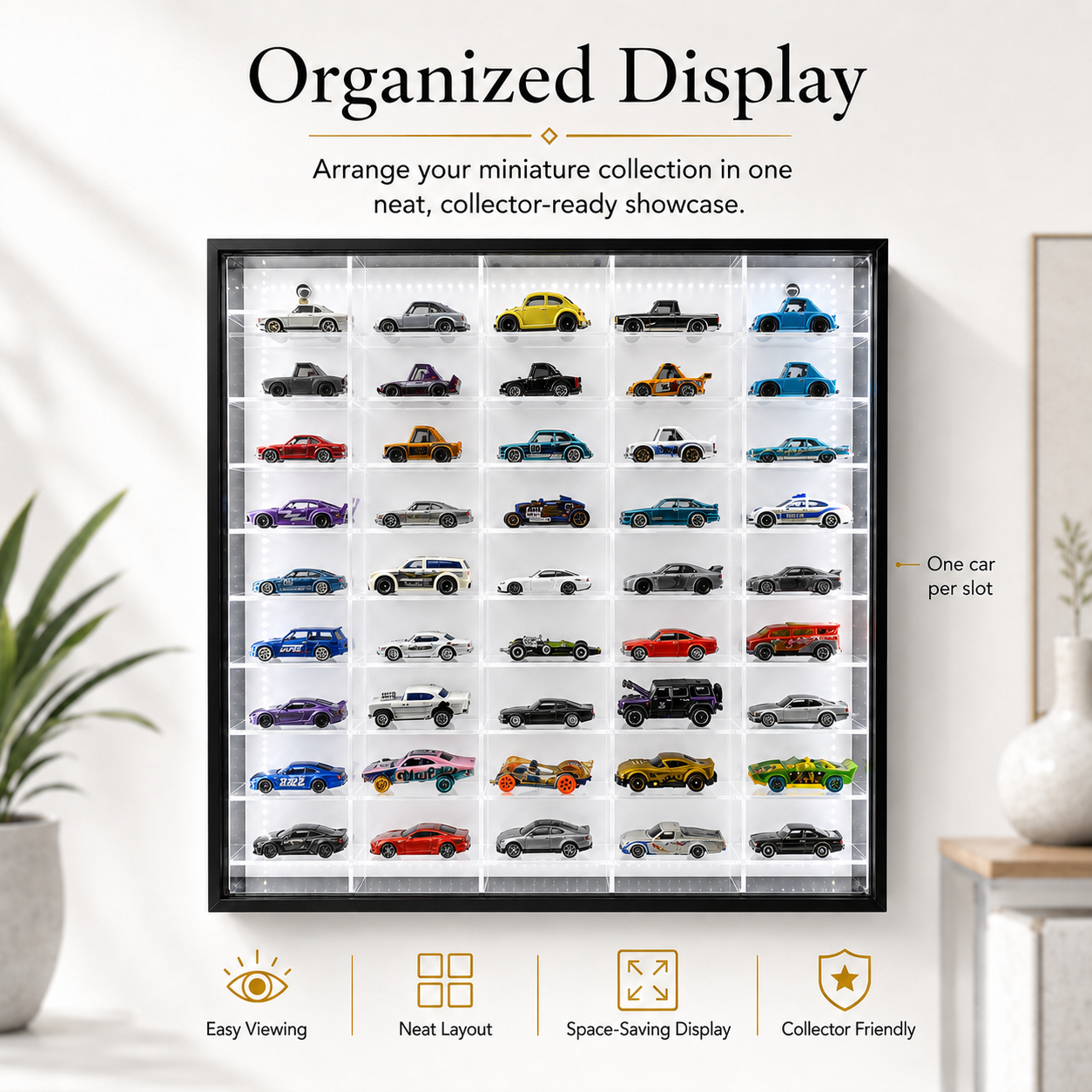 50 Compartments Display - LED