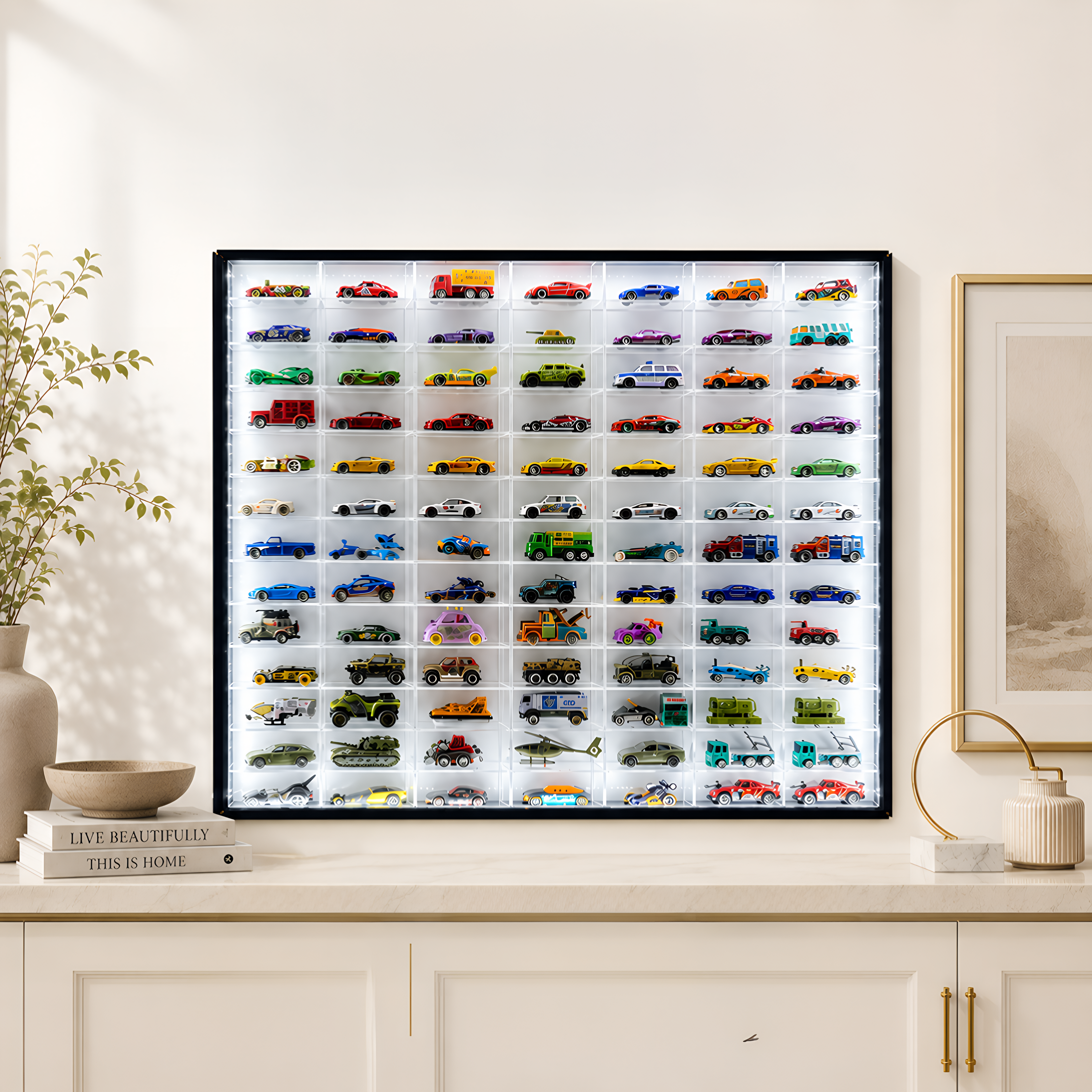 78 Compartments Display - LED