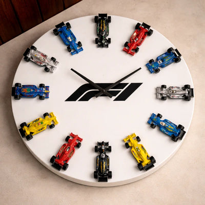 F1 Diecast Clock