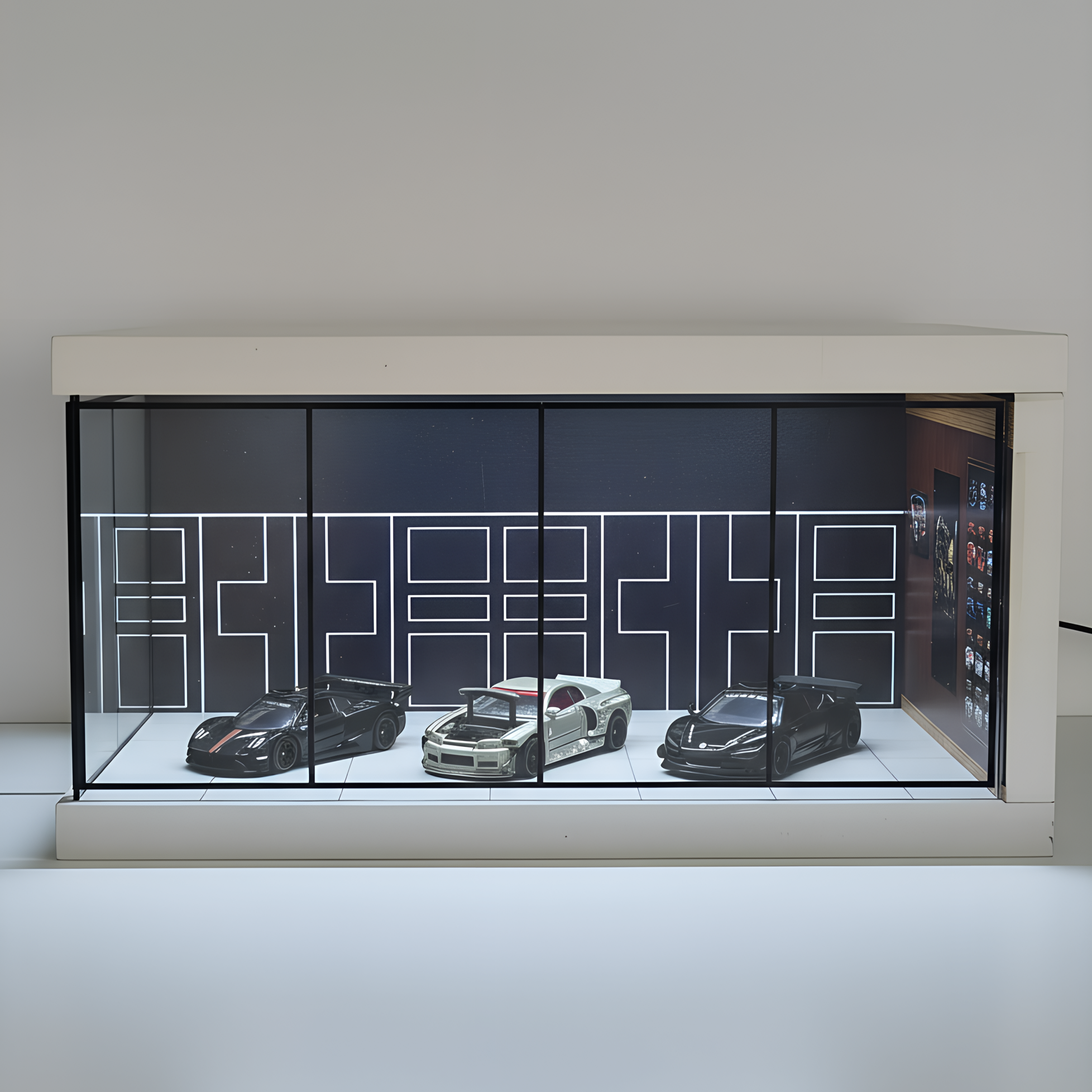 Luxury Miniature Car Showroom