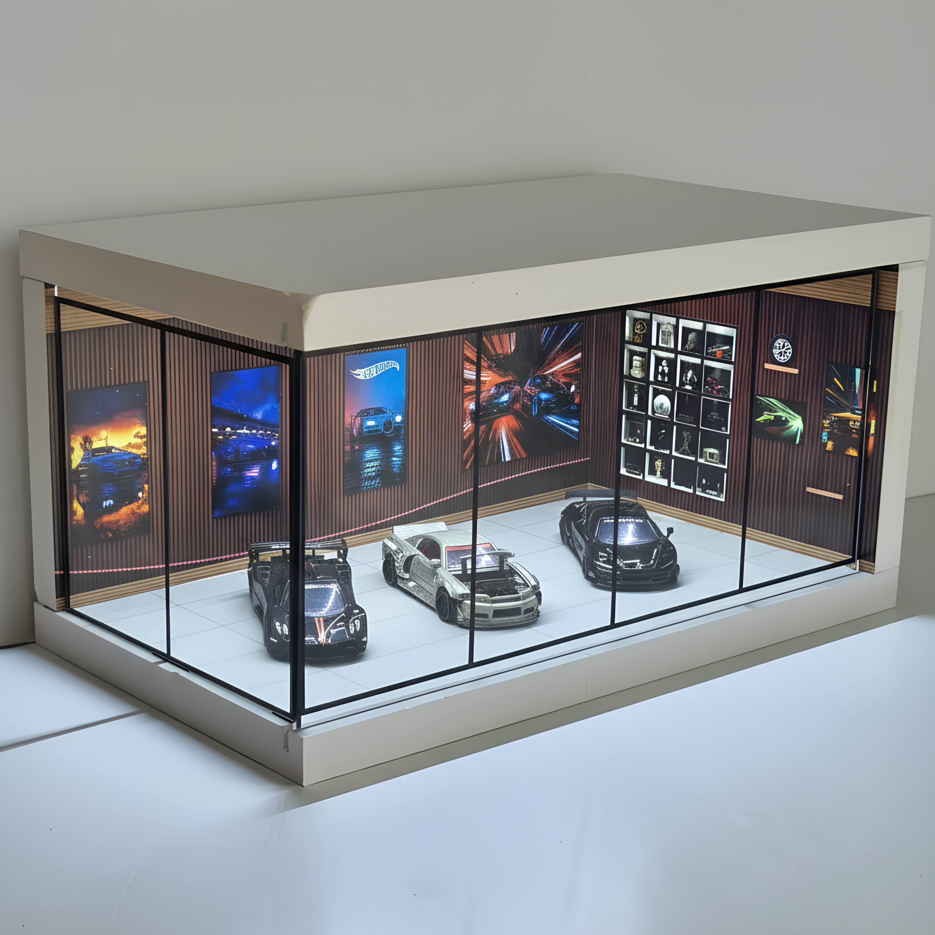 Luxury Miniature Car Showroom