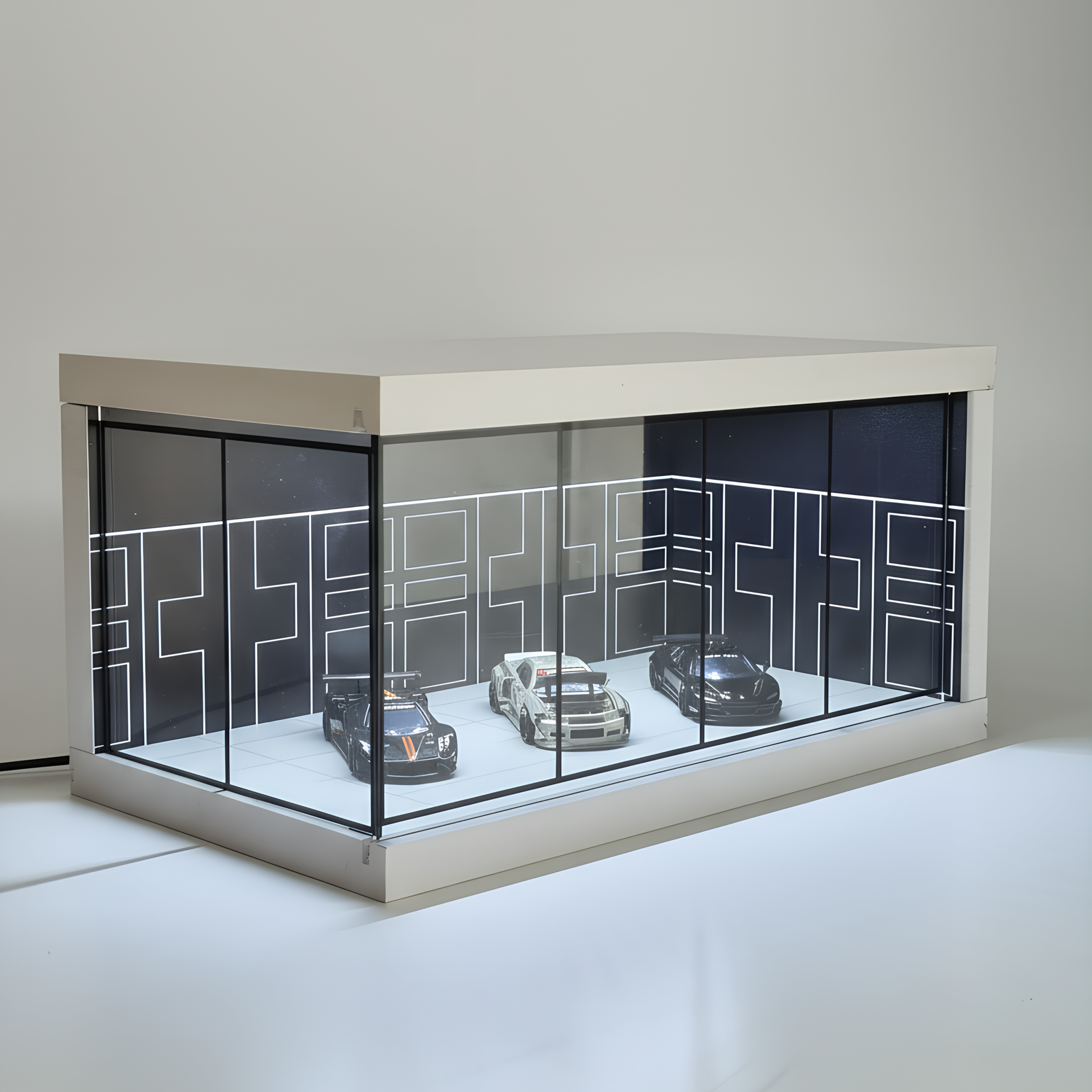 Luxury Miniature Car Showroom