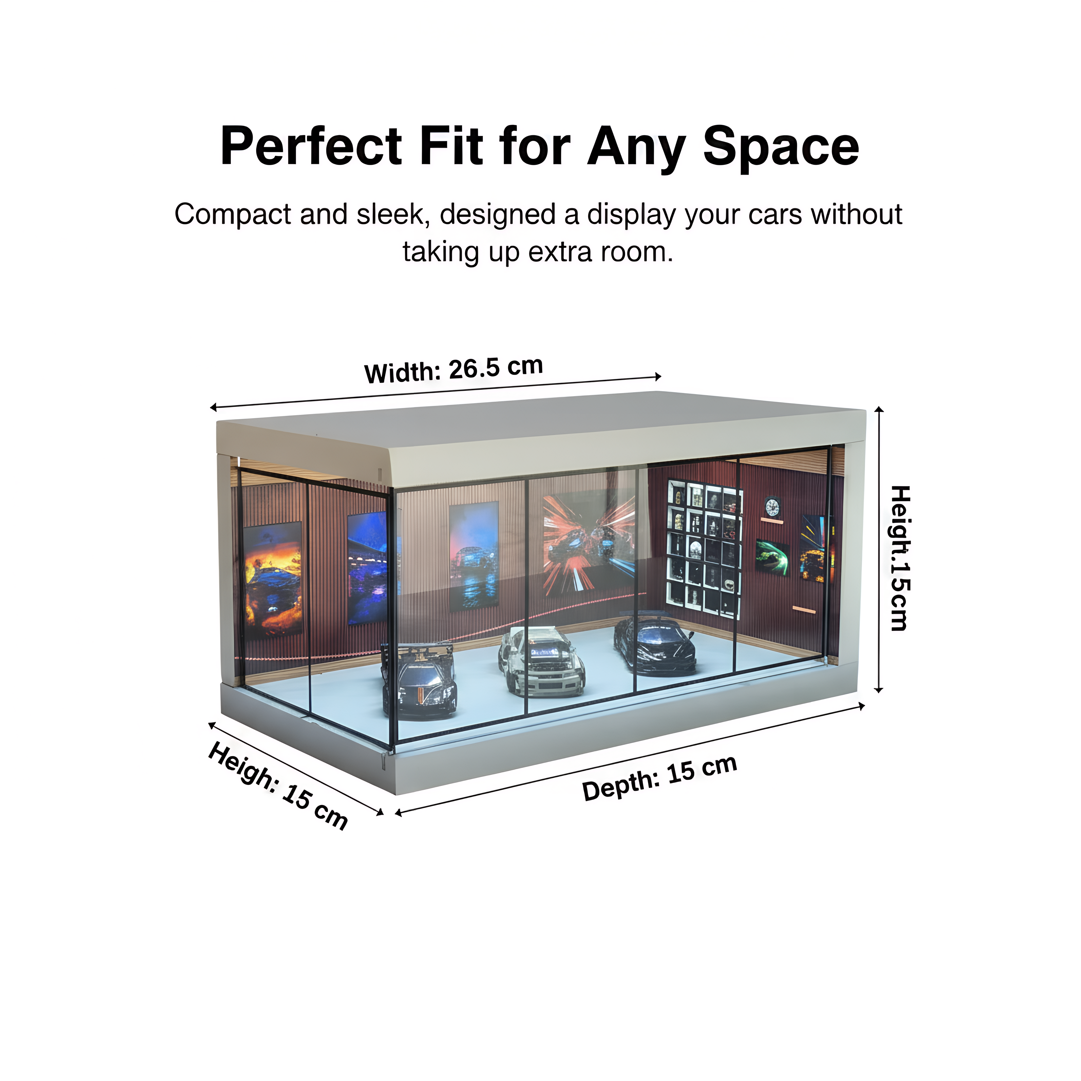 Luxury Miniature Car Showroom